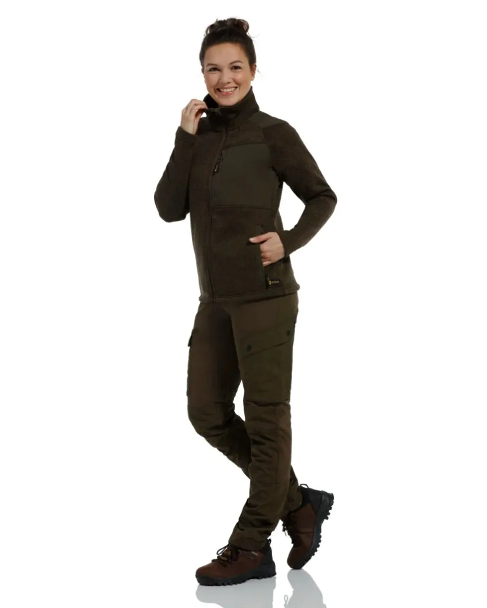 Rovince Womens Coarse Fleece Jacket Walking Fleece Jackets