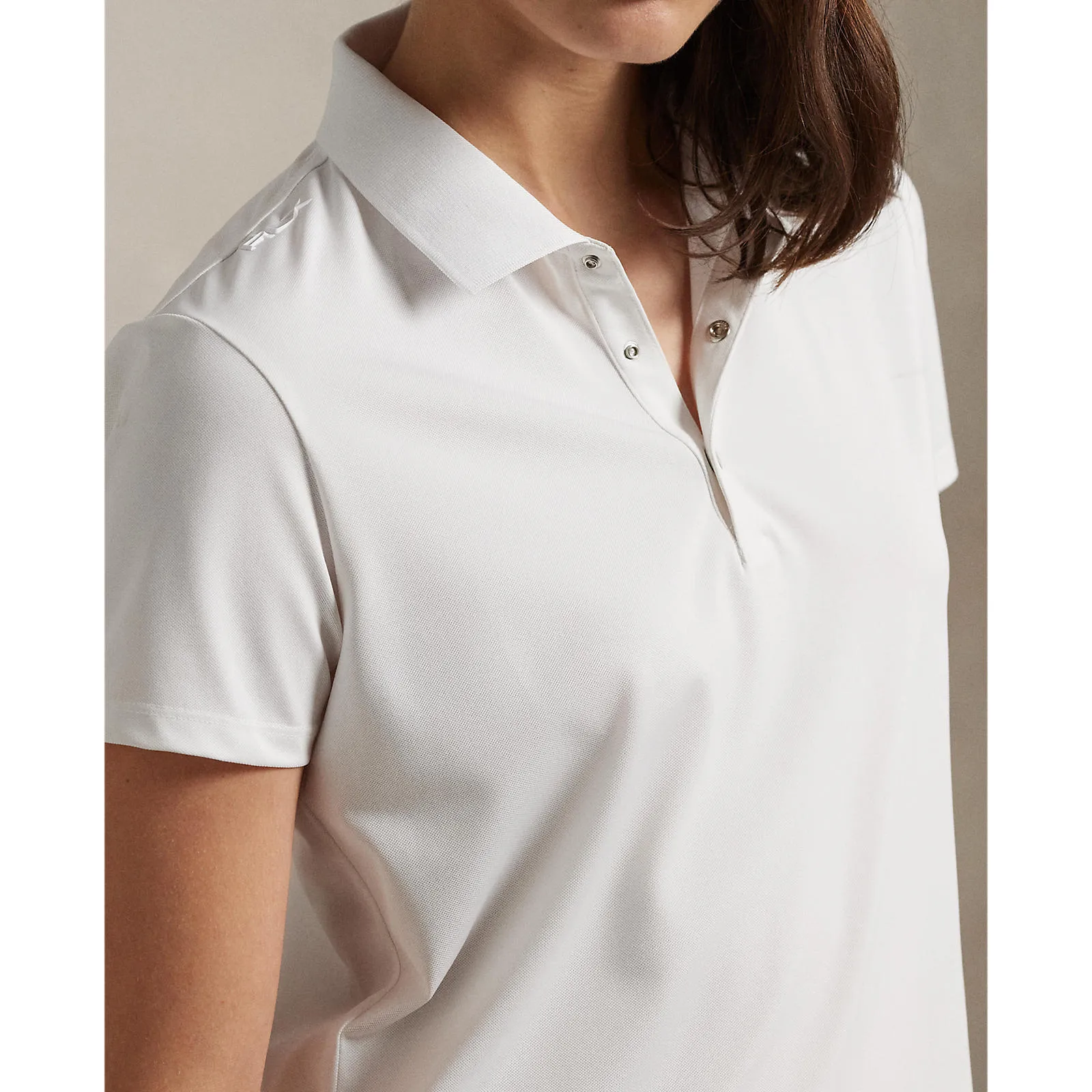 Rlx Ralph Lauren Women'S Tour Performance Golf Shirt - Ceramic White Empower Your Journey Christmas Eve Sale