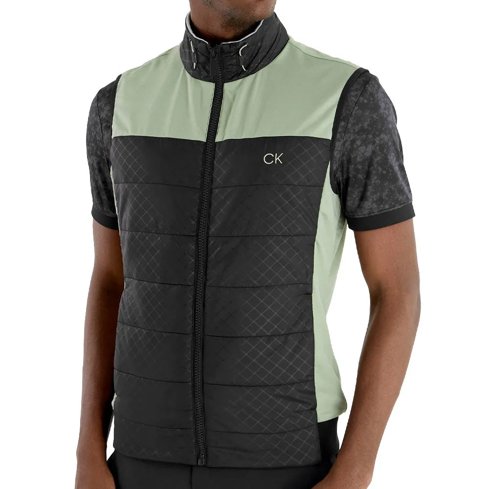Valentine's Day Sale Calvin Klein Malden Hybrid Gilet - Cameo Green
