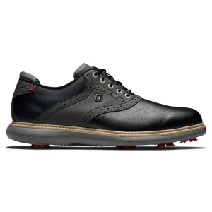 Budget Friendly Halloween Sale Footjoy Traditions Spiked Waterproof Shoes - Black