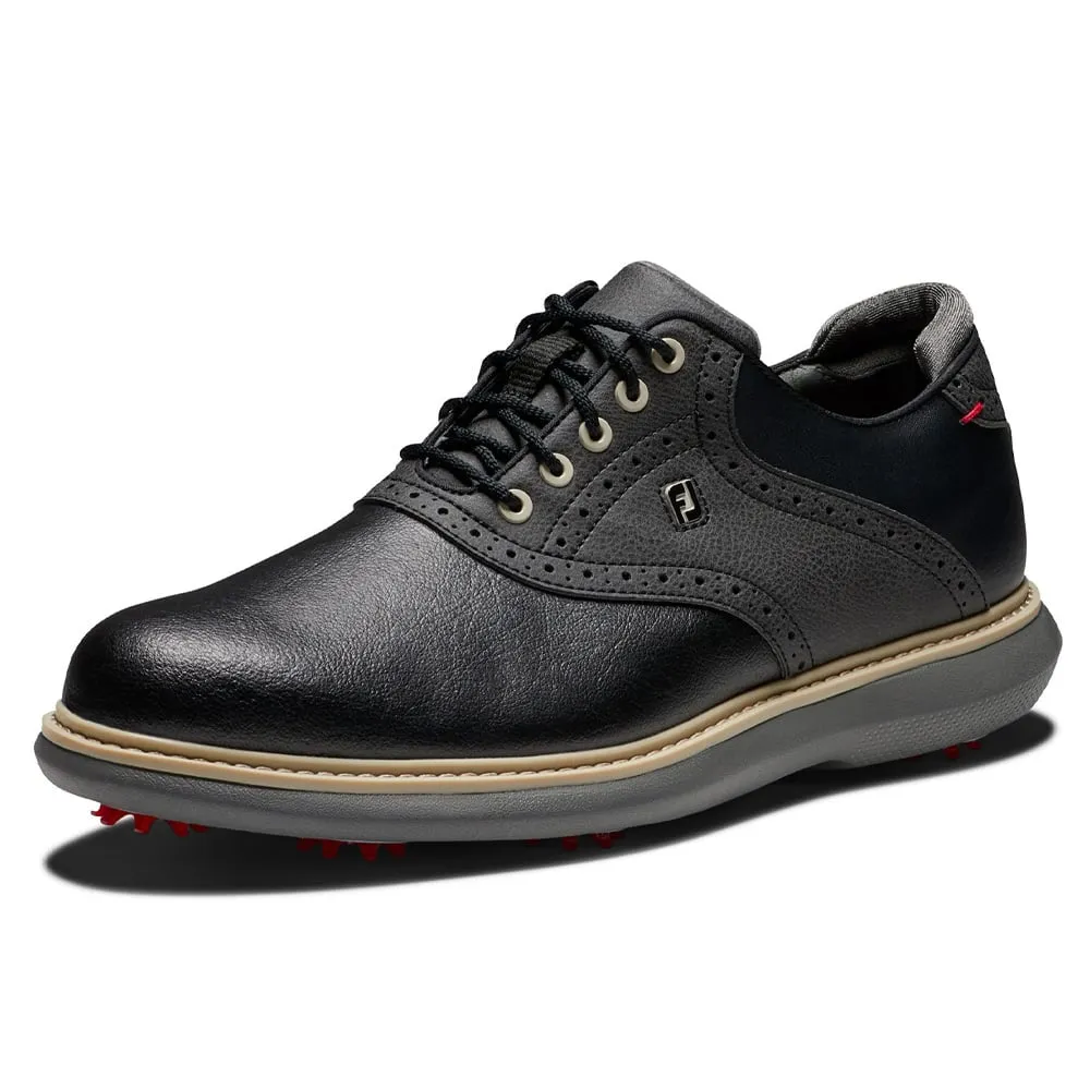 Designed to Dominate Made to Move Footjoy Traditions Spiked Waterproof Shoes - Black