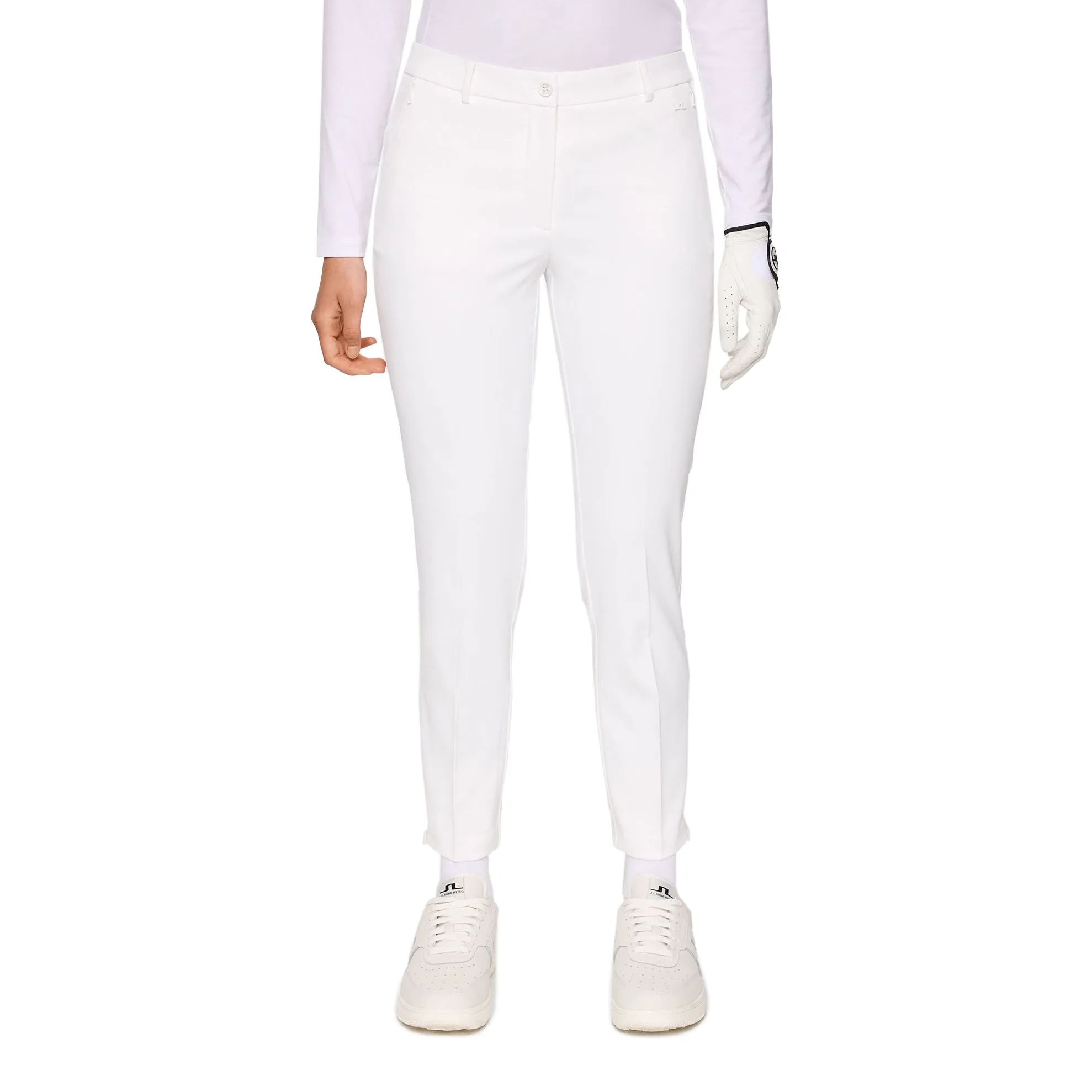 J.Lindeberg Women'S Pia Golf Pants - White Rule the Streets