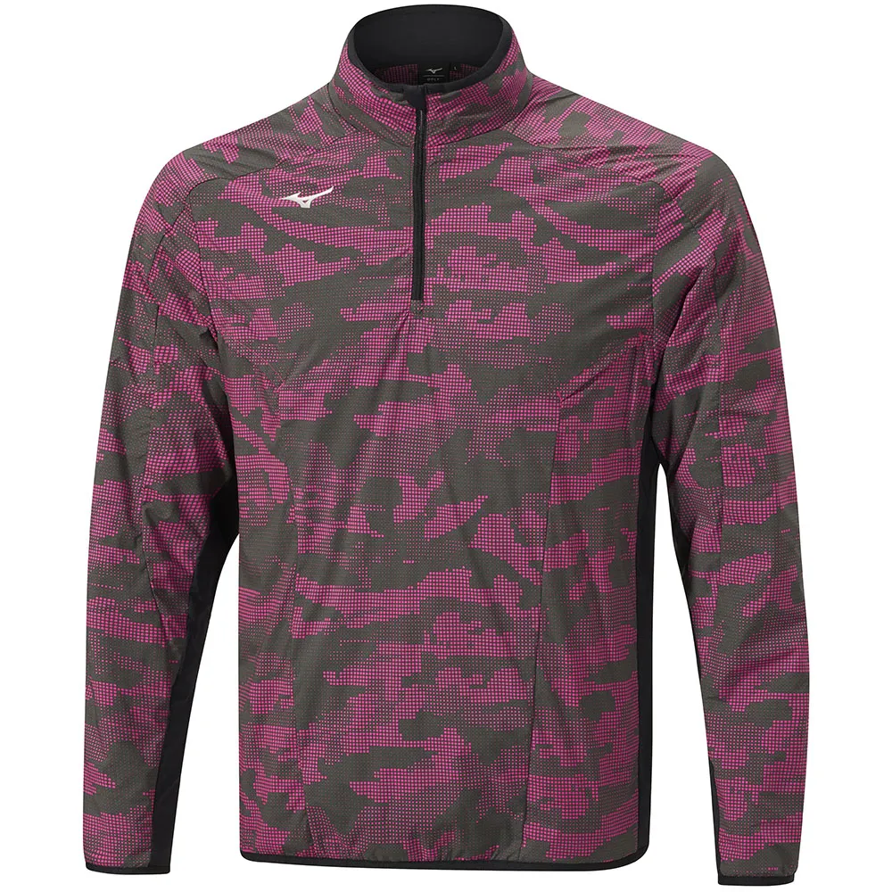 Mizuno Winter Stretch 1/4 Zip Jacket - Pink Camo Bring the Heat Flash Sale