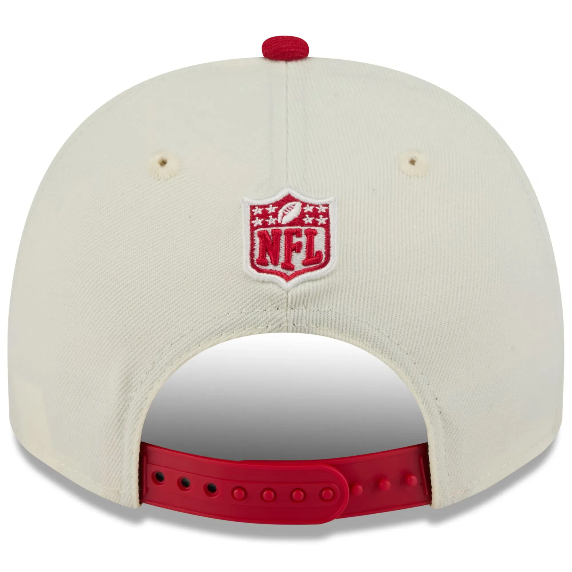 San Francisco 49ers New Era NFL 25 Draft Pre-Curved 9FIFTY A-Frame Snapback Hat - Chrome