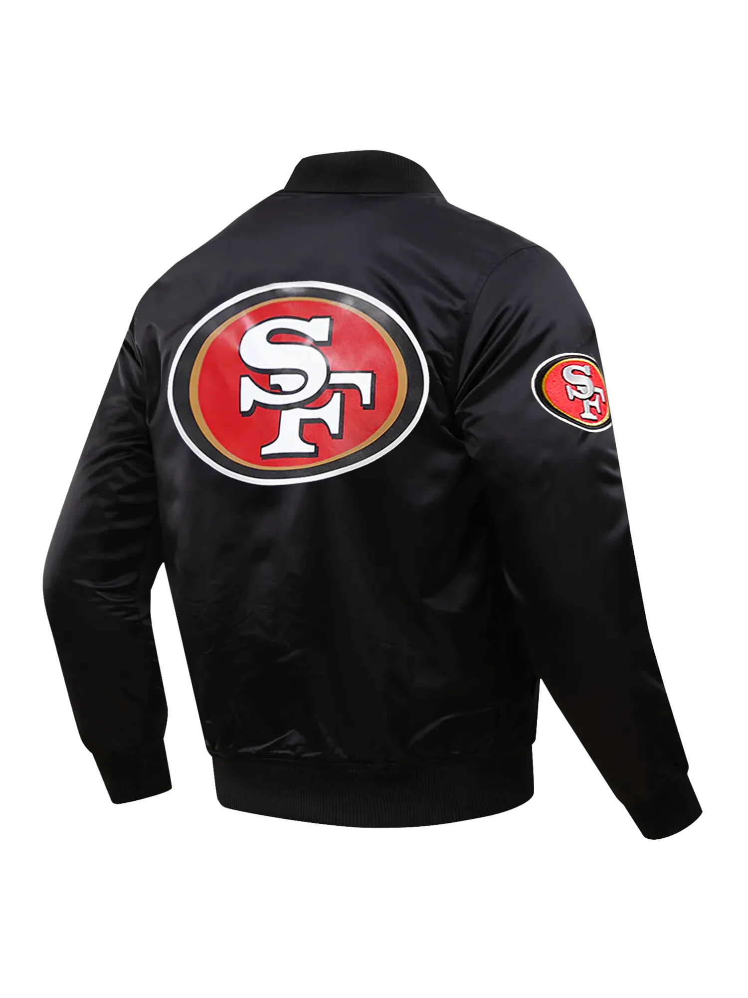 San Francisco 49ers Pro Standard NFL Team Classic Satin Button Jacket - Black