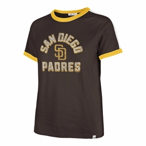 SAN DIEGO PADRES DOUBLE HEADER SWEET HEAT '47 PEYTON TEE WOMENS