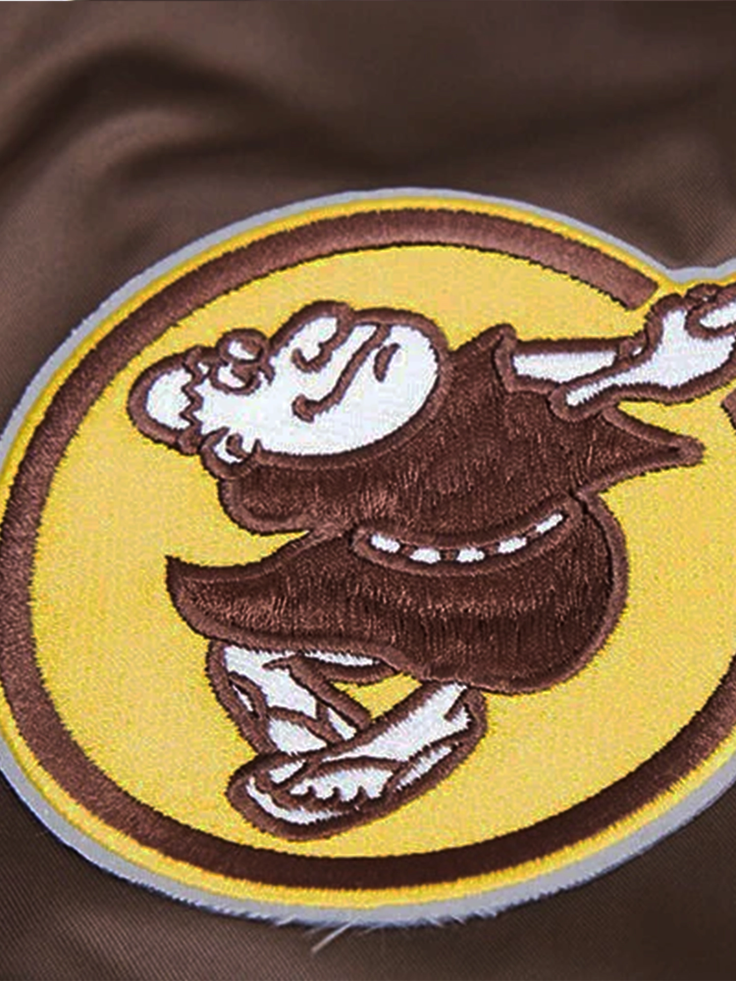 San Diego Padres Pro Standard MLB Team Classic Satin Button Jacket - Brown