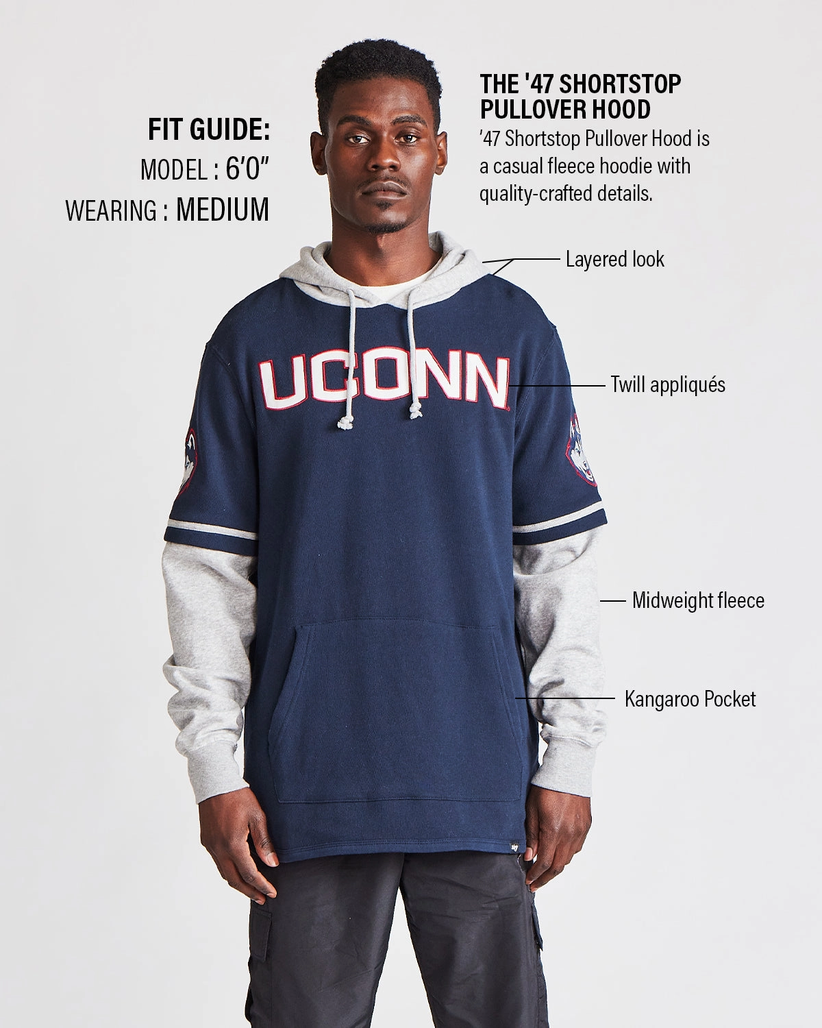 SAN DIEGO PADRES TRIFECTA '47 SHORTSTOP PULLOVER HOOD