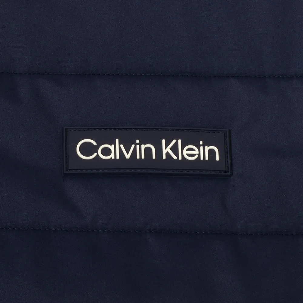 Step into the Beat Never Just Walk Calvin Klein Baylor Creek Hybrid Half Zip Pullover - Evening Blue