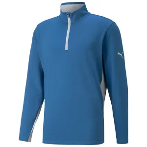 Puma Gamer 1/4 Zip Pullover - Lake Blue/High Rise Deal Of The Century