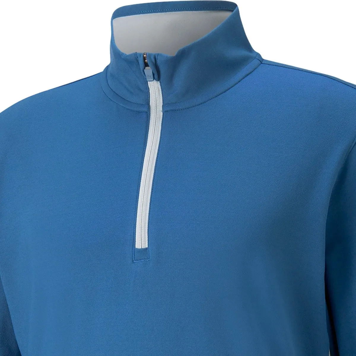Puma Gamer 1/4 Zip Pullover - Lake Blue/High Rise Made to Turn Heads Be Unstoppable