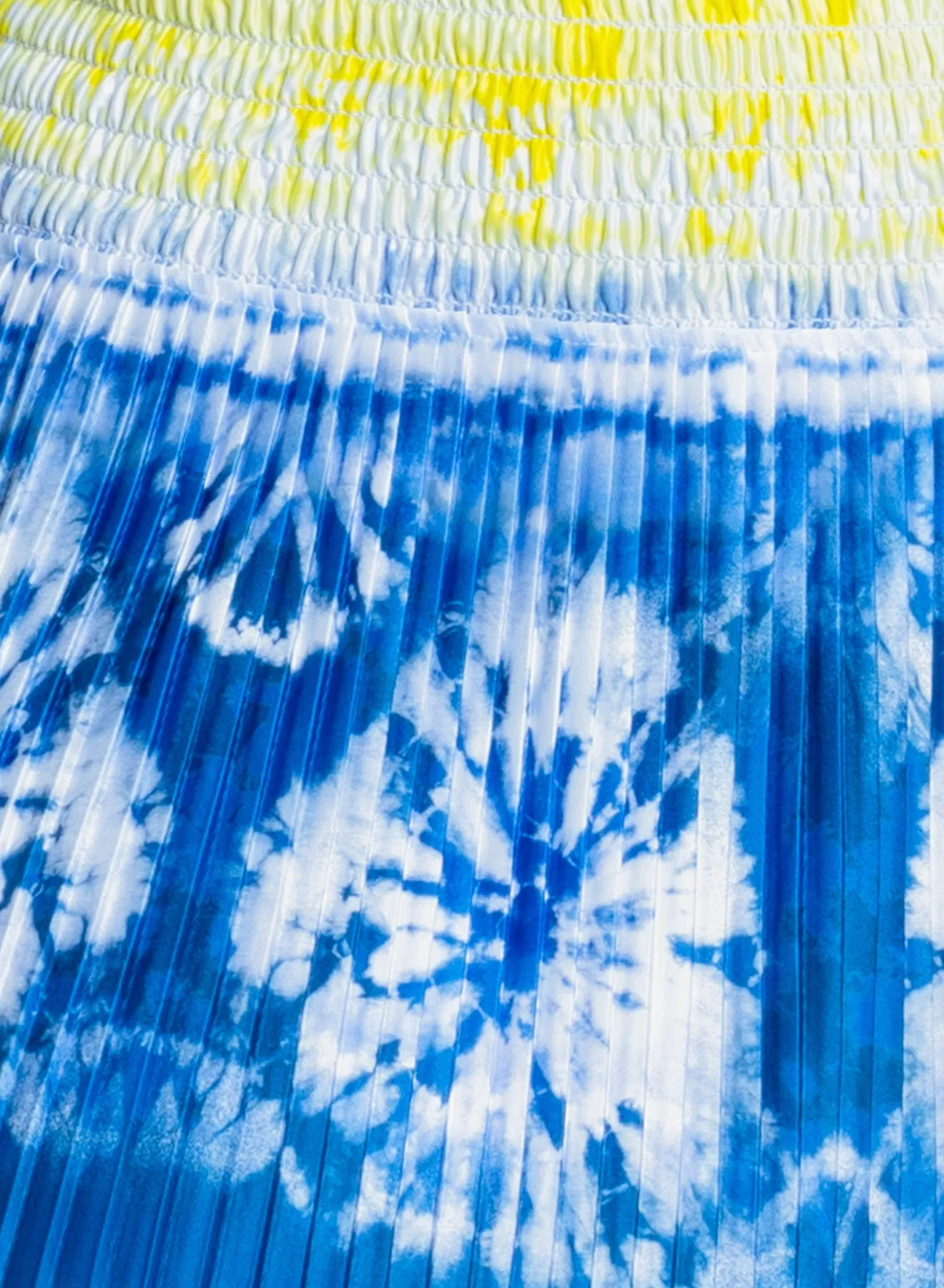 Shibori Wave Skirt-14" Be Unstoppable Unapologetically You