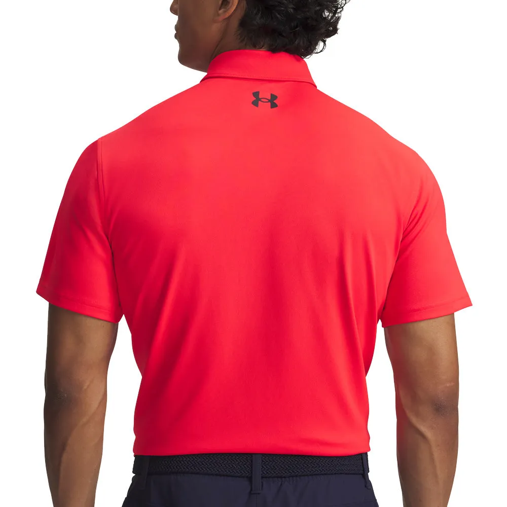 Under Armour T2G Pique Polo Shirt - Racer Red/Black Father's Day Sale Lead with Style