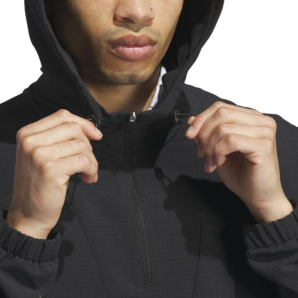 Rule the Streets Stride with Confidence Adidas Ultimate365 Club Anorak - Black