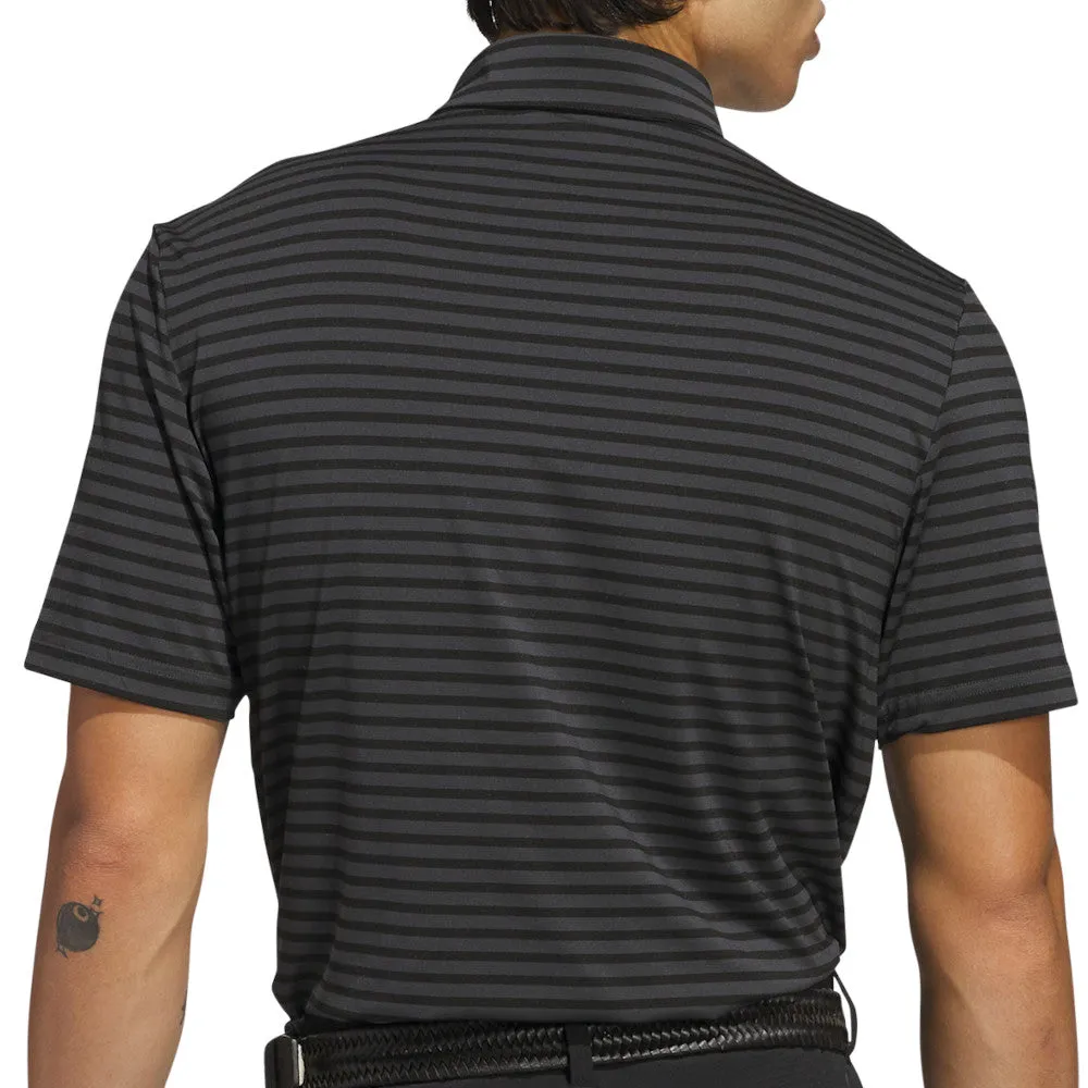 Cyber Monday Sale Dress from the Feet Up Adidas Ultimate365 Stripe Polo Shirt - Black/Carbon