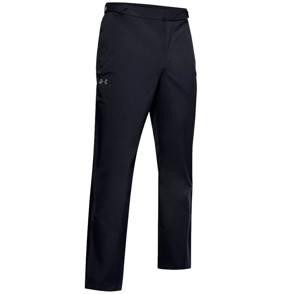 Steal Under Armour Elements Waterproof Rain Trousers - Black