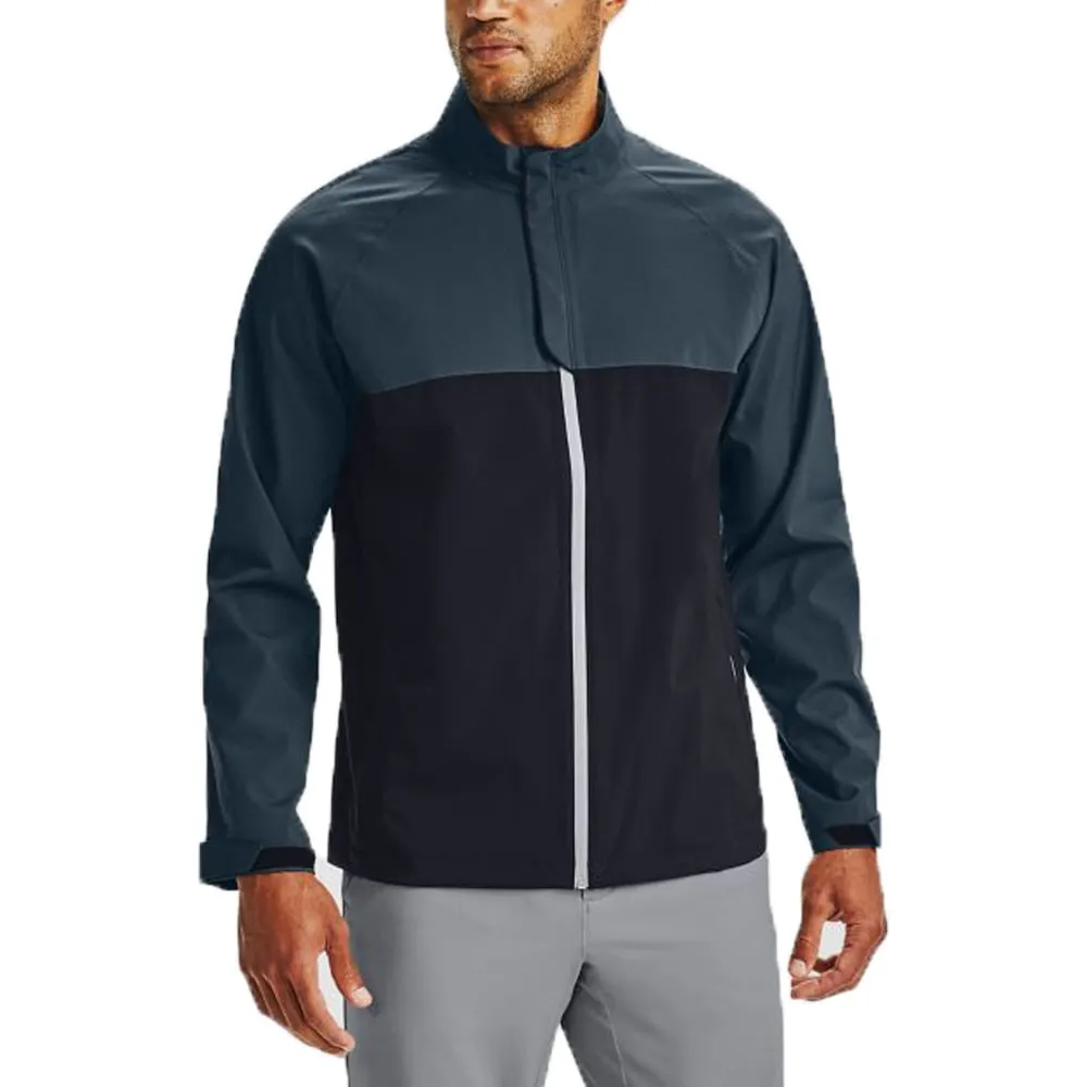 Exclusive Deal Own the Streets Under Armour Stormproof Waterproof Jacket - Mechanical Blue