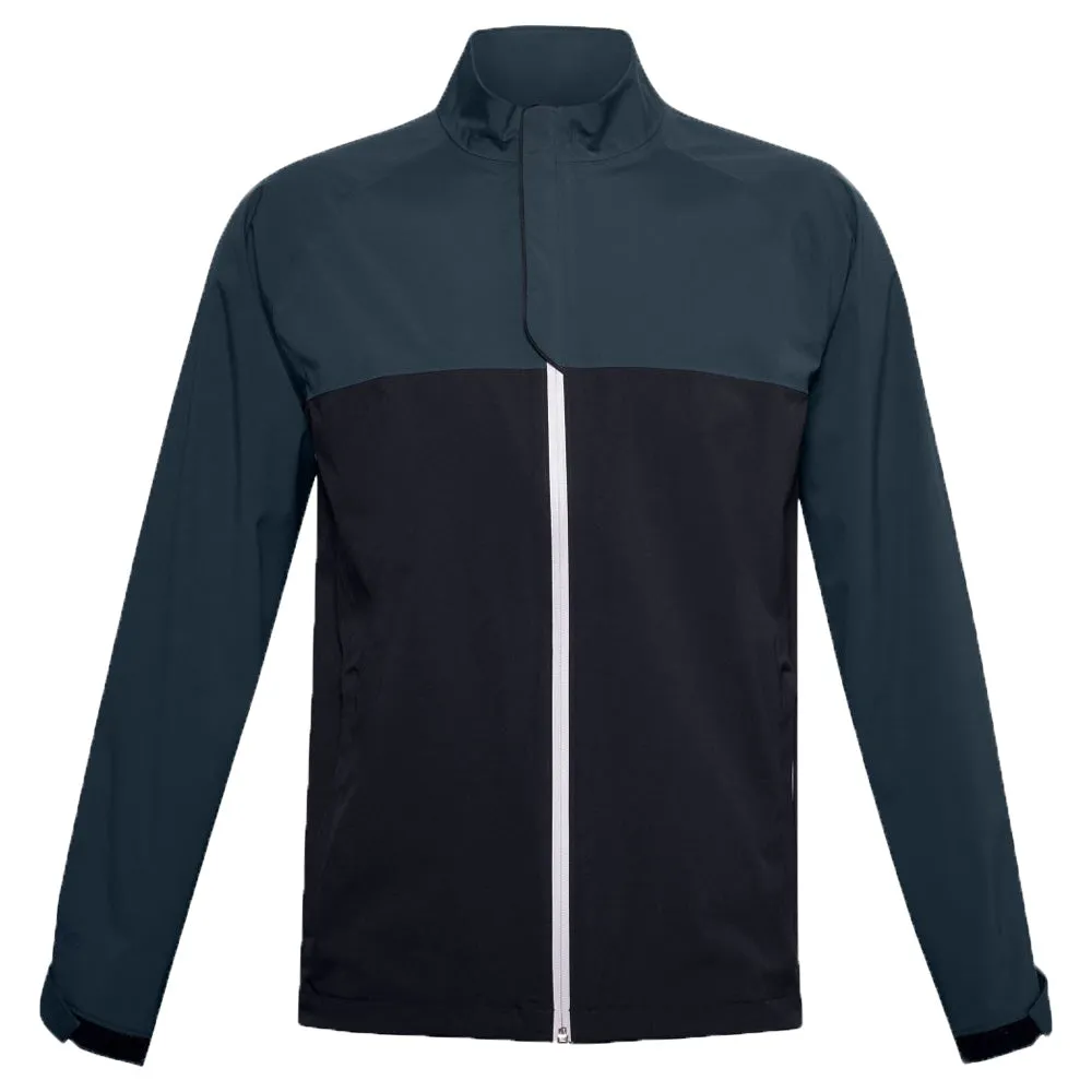 Under Armour Stormproof Waterproof Jacket - Mechanical Blue New Year's Eve Sale