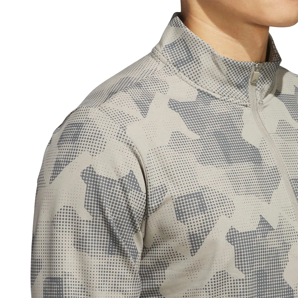 Adidas Go-To Printed 1/4 Zip Pullover - Putty Beige Own Every Step Black Friday Sale