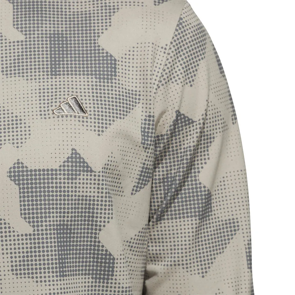 Unapologetically You Adidas Go-To Printed 1/4 Zip Pullover - Putty Beige
