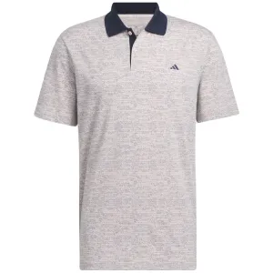 Own the Vibe Stride with Confidence Adidas Go-To Printed Polo Shirt - Sandy Pink Mel