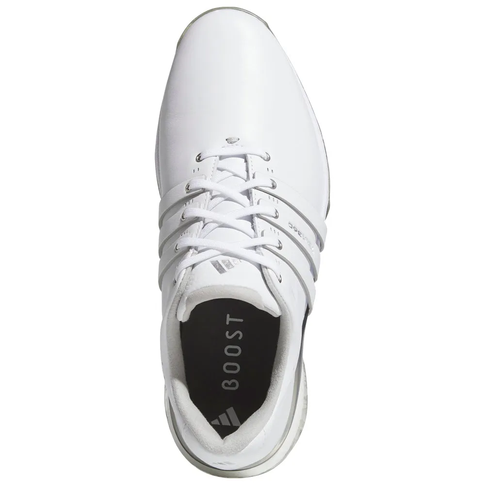 Adidas Tour360 Spikeless Waterproof Shoes - White/White/Silver Metallic All Saints' Day Sale Spring Sale