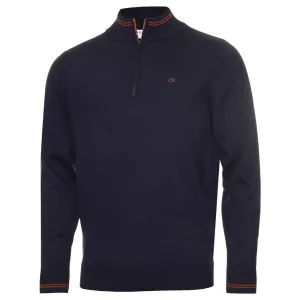 Power Every Step Calvin Klein Monaco Sweater - Denim Marl/Orange