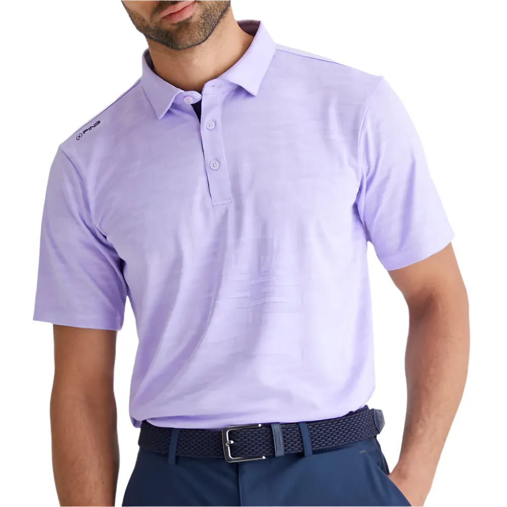 Unleash Your Power Ping Kenan Polo Shirt - Purple Ash