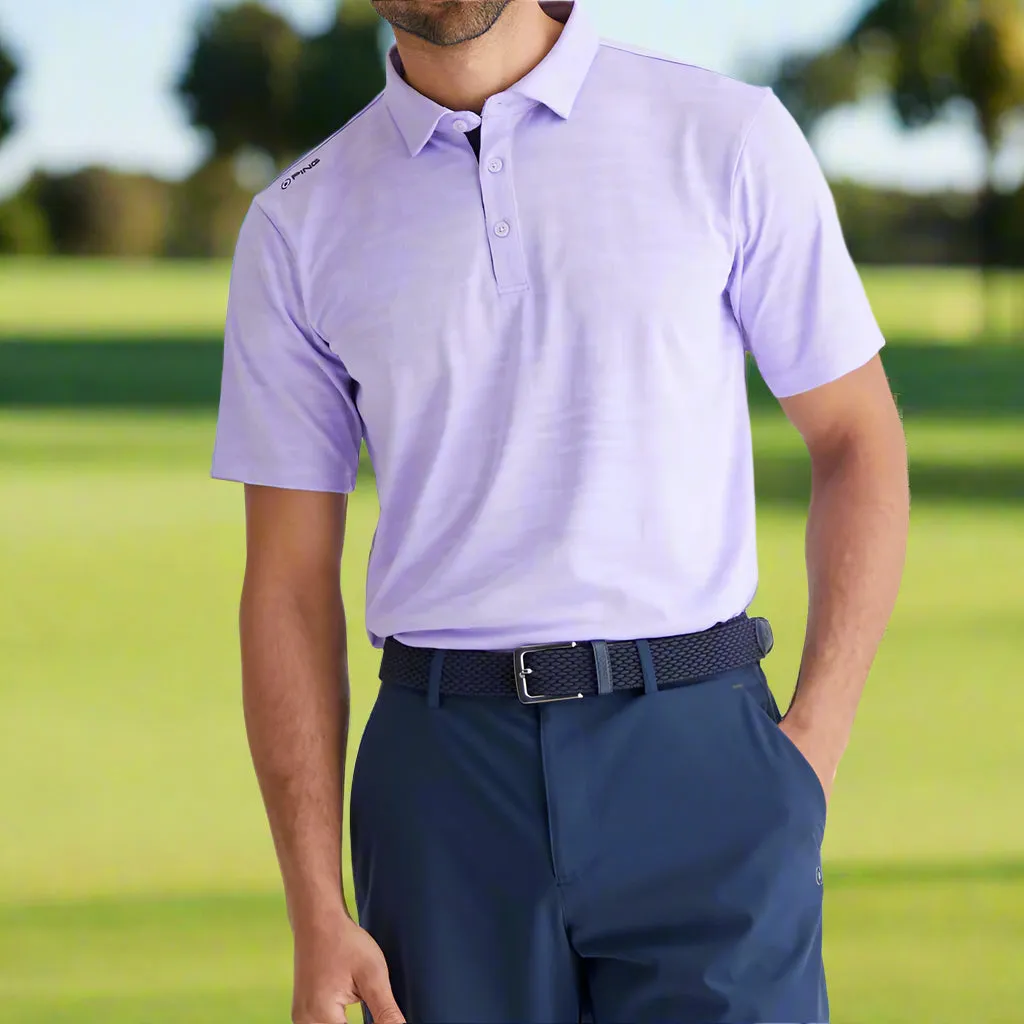 The Fast Lane Choice Ping Kenan Polo Shirt - Purple Ash