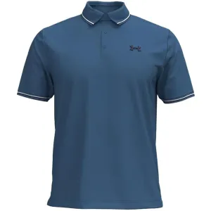 Dare to Lead Style Meets Power Under Armour Playoff 3.0 Rib Polo Shirt - Blue Atlantis/White/Midnight Navy