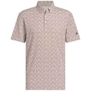 Holiday Sale Spring Sale Adidas Go-To Printed Stripe Polo Shirt - Alumina/Aurora Ruby