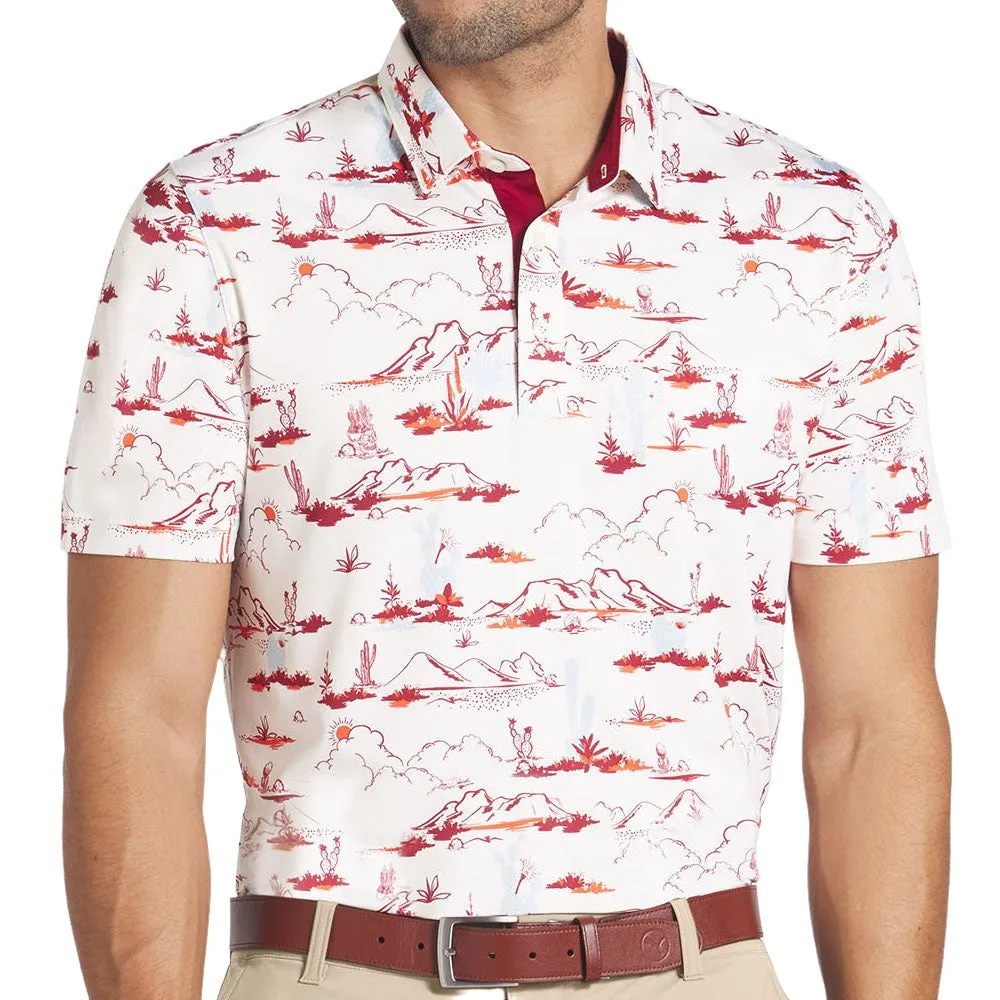 Rule the Streets Puma Mattr Bushland Polo Shirt - Warm White/Silver Sky