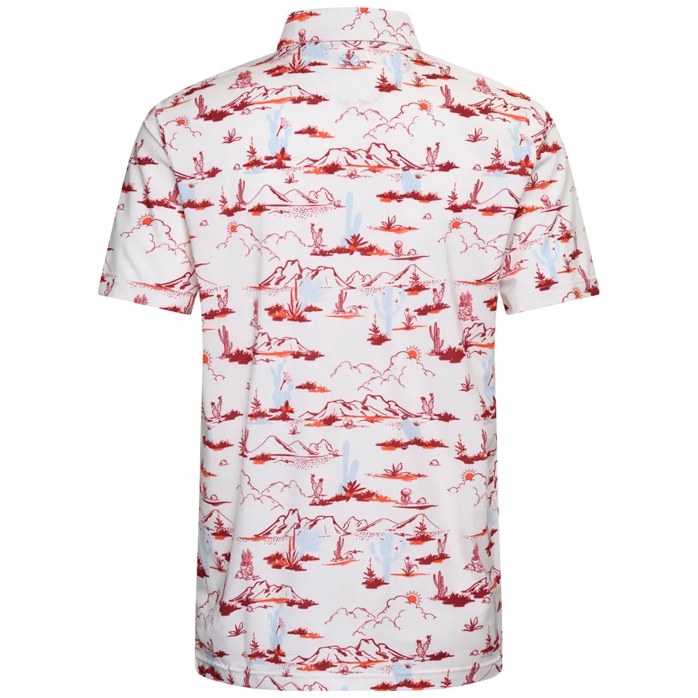 Puma Mattr Bushland Polo Shirt - Warm White/Silver Sky Move Like You Mean It Walk with Power