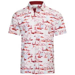 Puma Mattr Bushland Polo Shirt - Warm White/Silver Sky Performance Unleashed