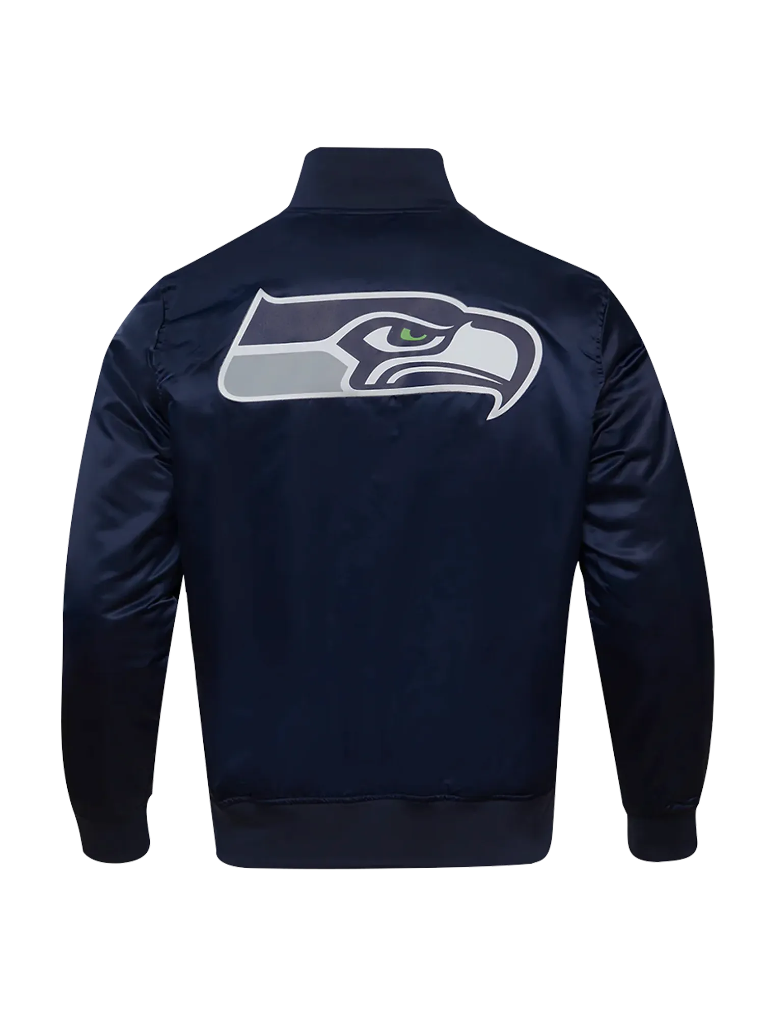 Seattle Seahawks Pro Standard NFL Team Classic Satin Button Jacket - Navy
