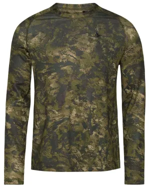 Seeland Active Camo Long Sleeve T-Shirt Cotton Crew Sweatshirts