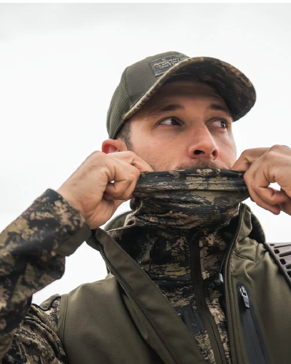 Seeland Aero Camo Cover Set Face Cover Neck Gaiters