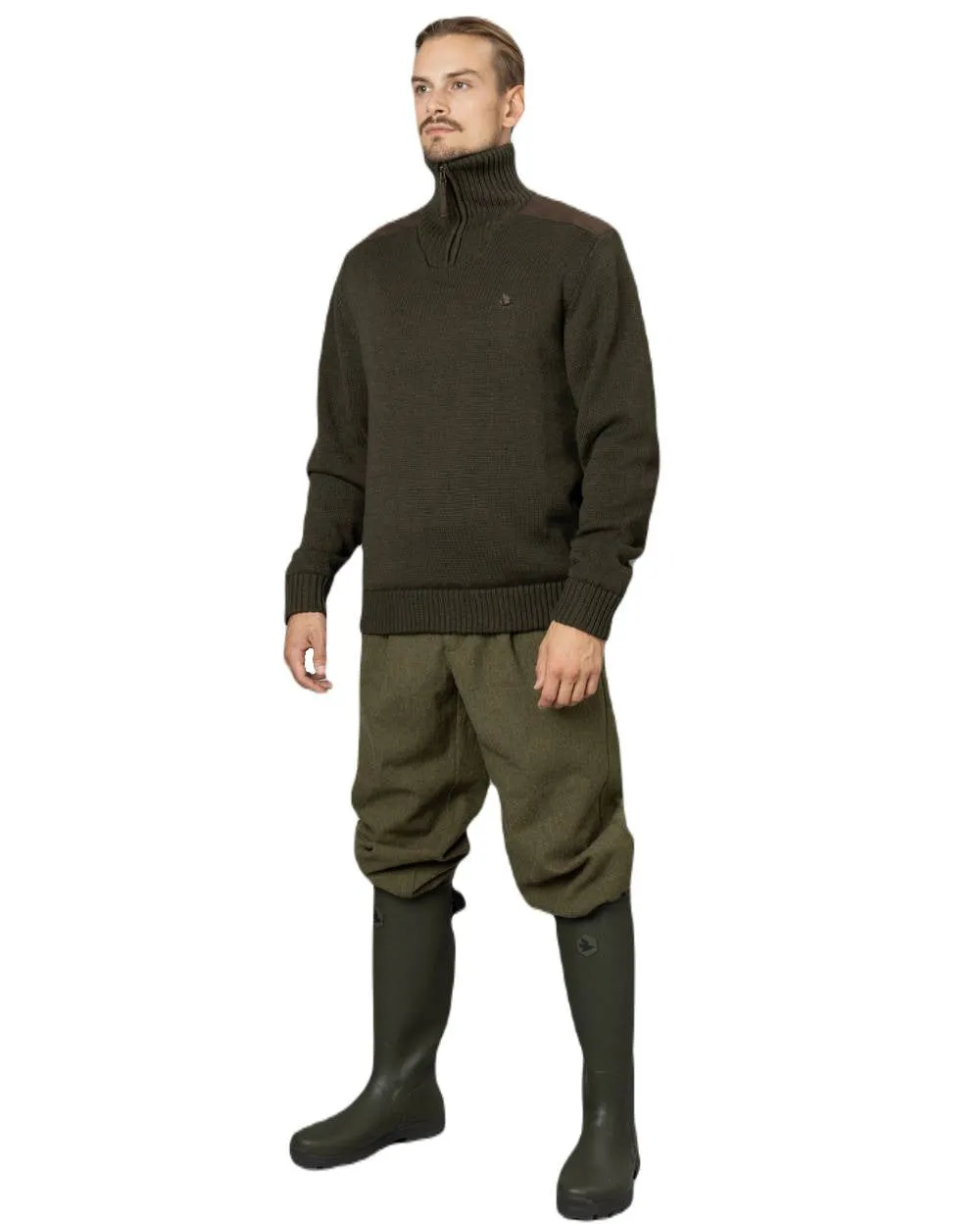 Seeland Haze Windbreaker Knit Zip Neck Sweaters Men