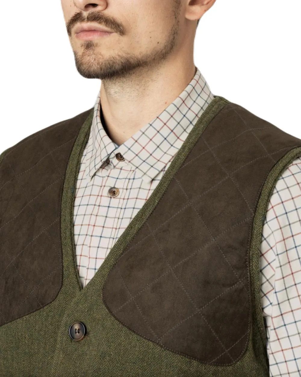 Seeland Hillside Waistcoat Long Sleeve Cotton Shirts