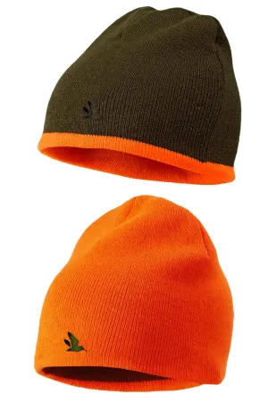 Seeland Ian Reversible Beanie Hat Thick Knit Beanie Caps