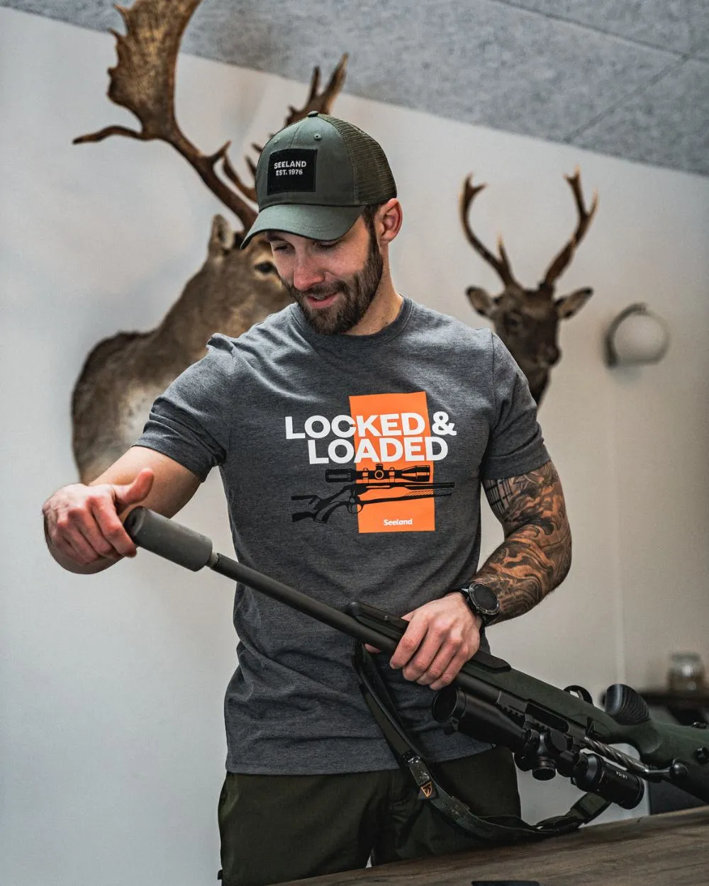Seeland Loaded T-Shirt Shooting Check Shirts