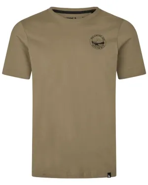 Seeland Mens Hunting Landscape T-Shirt Cotton Crew Neck Tees Men