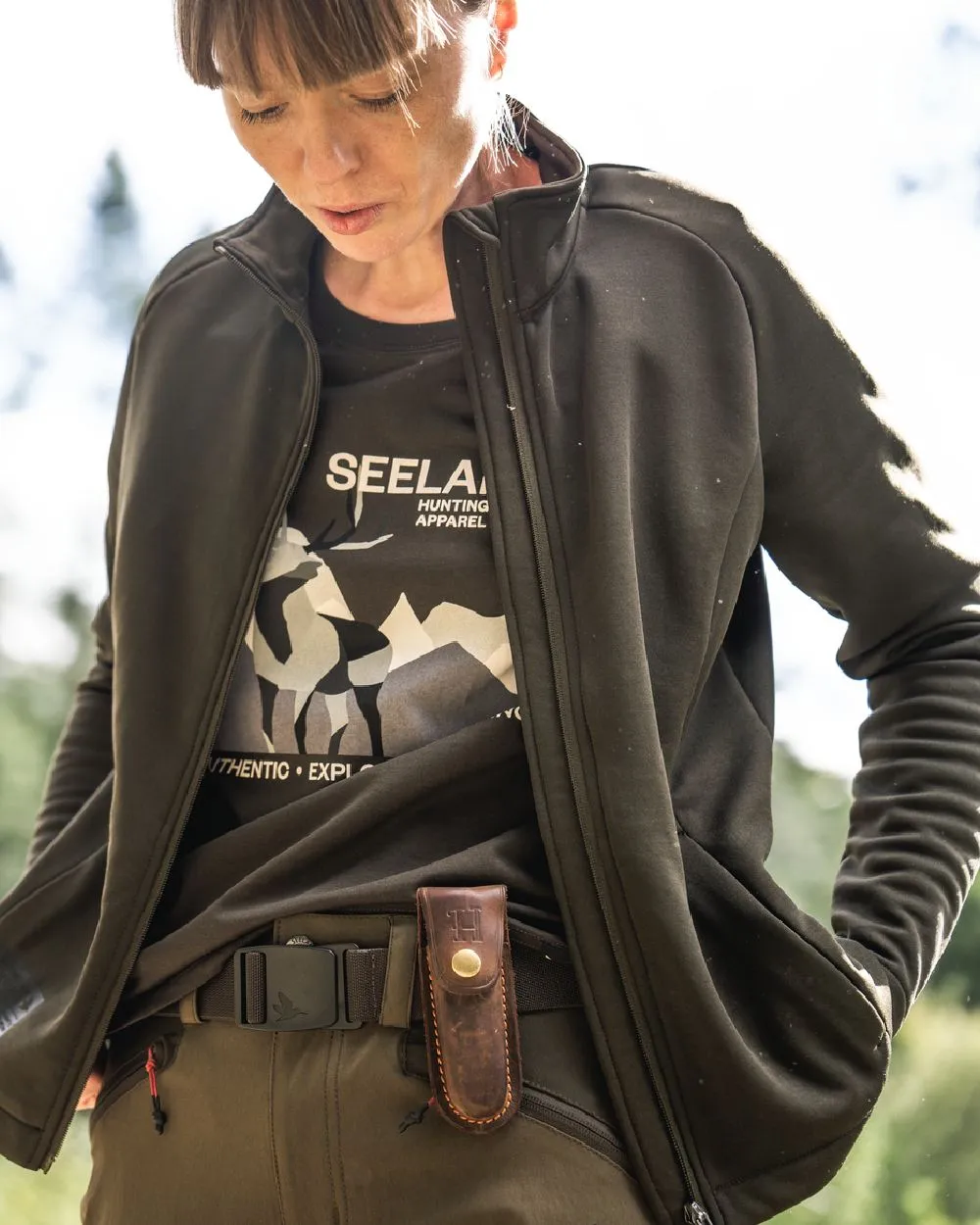 Seeland Womens Sadie T-Shirt Bushcraft Flannel Shirts