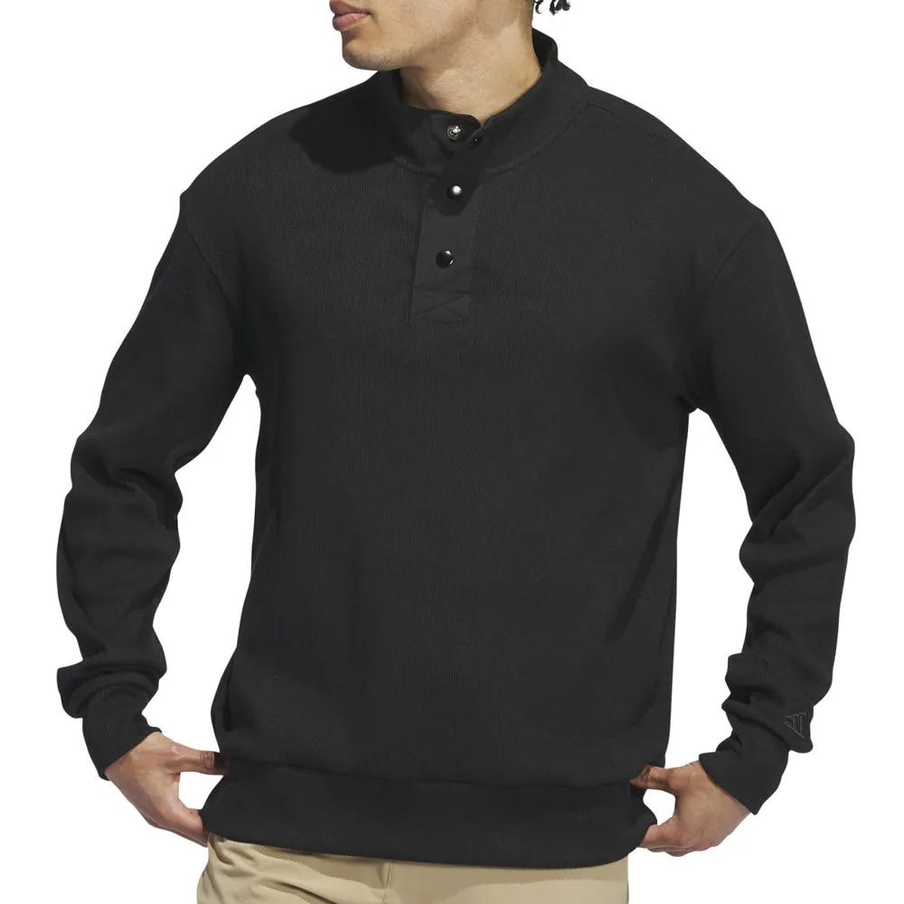 Adidas Go-To Cozy Pullover - Black Rise Every Time Move Beyond Ordinary
