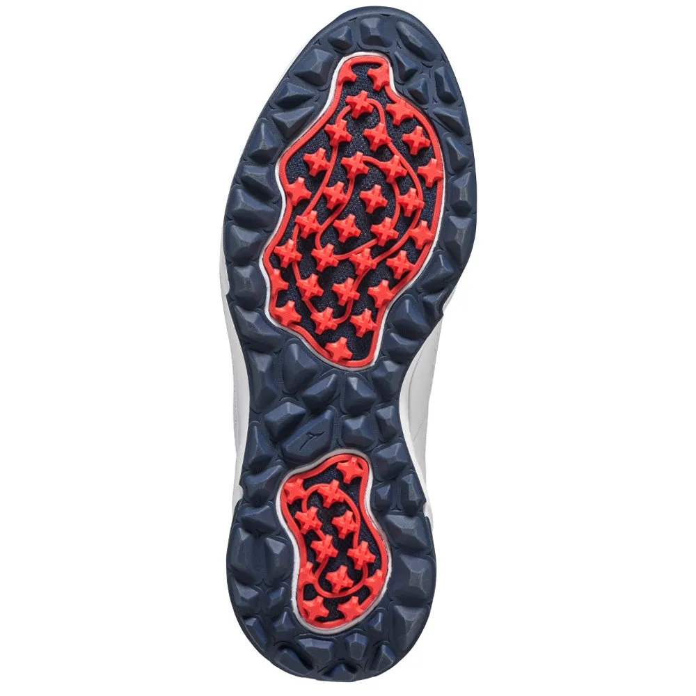 Special Offer Exclusive Deal Mizuno Hazard Boa Spikeless Waterproof Shoes - White/Dress Blues