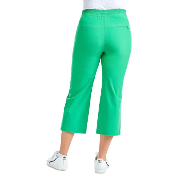 Nivo Women'S Maude Capri Golf Pants - Classic Green Style Meets Power