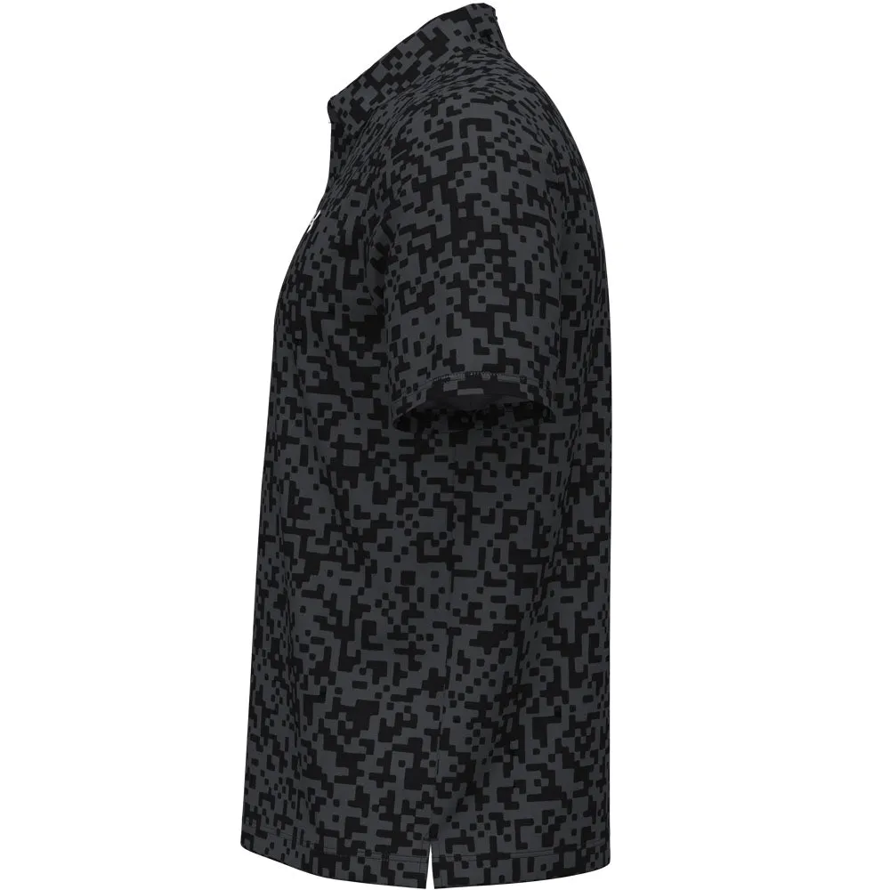 Back To School Sale Under Armour T2G Printed Polo Shirt - Black/Castlerock/White