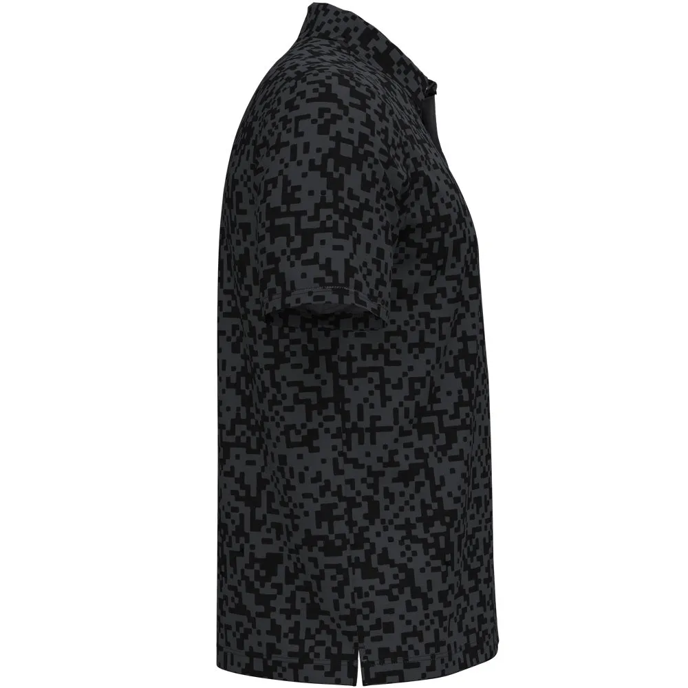 Under Armour T2G Printed Polo Shirt - Black/Castlerock/White Labor Day Sale Spring Sale