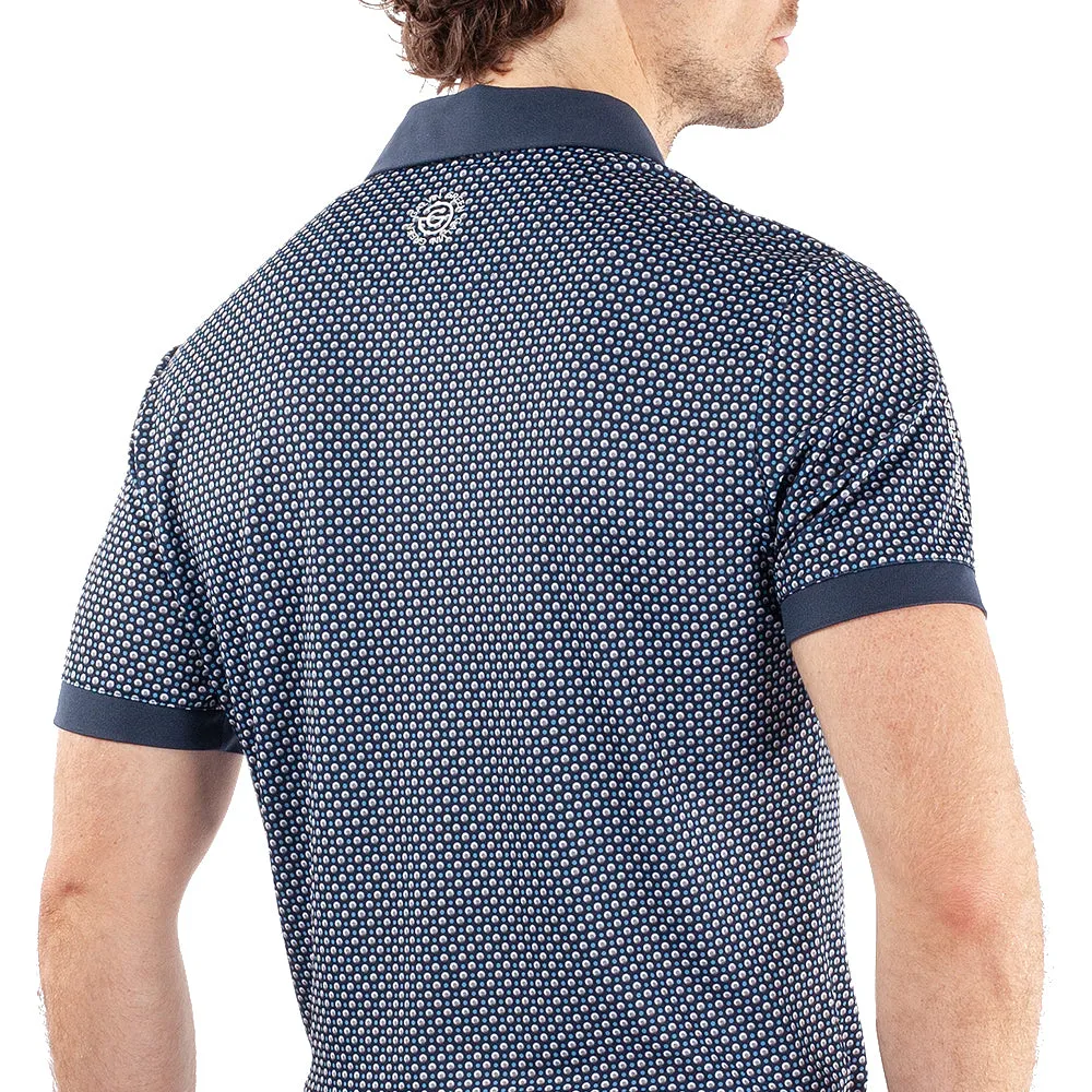 Galvin Green Mate Polo Shirt - Cool Grey/Navy Christmas Day Sale Unleash Your Power
