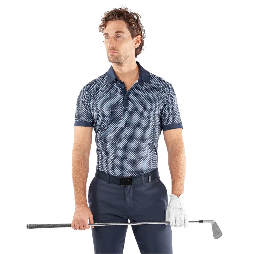 Confidence Starts Here Galvin Green Mate Polo Shirt - Cool Grey/Navy